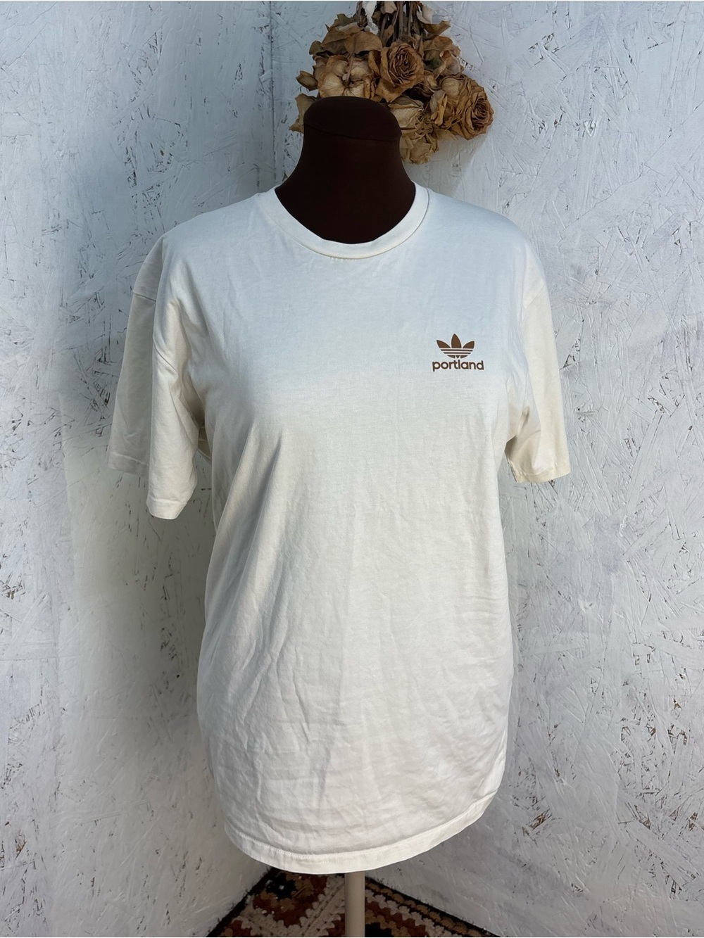 Adidas Bigfoot Portland Oregon Exclusive Graphic Tee White Mens Large